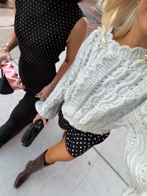 Ballerina Cardigan // Cloud *RESTOCKED*